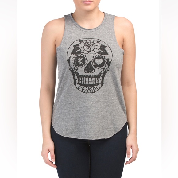 Chaser Sugar Skull Tank Top XS - Picture 4 of 4